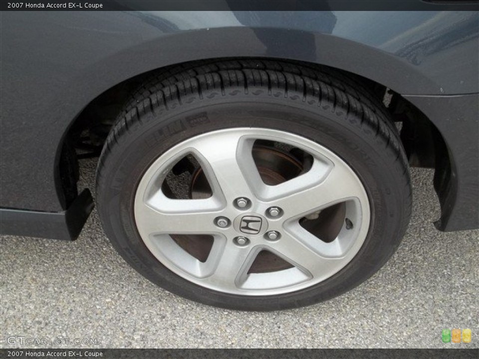 2007 Honda Accord EX-L Coupe Wheel and Tire Photo #75309930