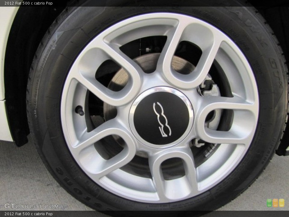 2012 Fiat 500 c cabrio Pop Wheel and Tire Photo #75311664