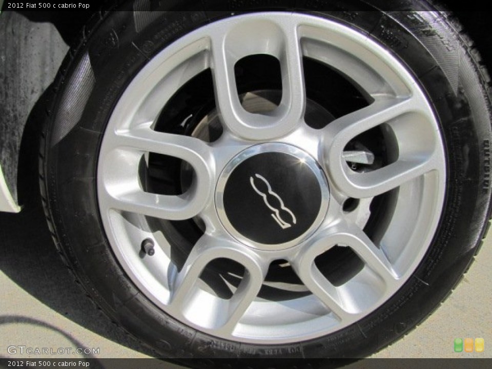 2012 Fiat 500 c cabrio Pop Wheel and Tire Photo #75311670
