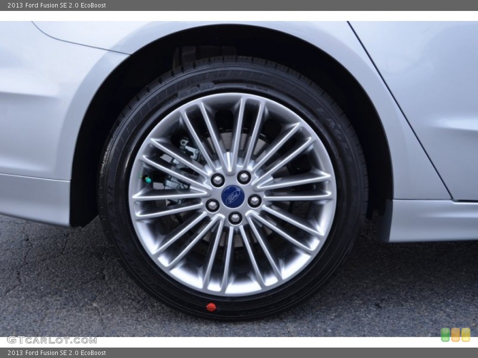 2013 Ford Fusion SE 2.0 EcoBoost Wheel and Tire Photo #75317142