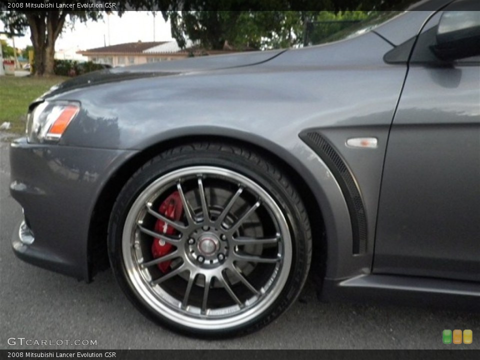 2008 Mitsubishi Lancer Evolution GSR Wheel and Tire Photo #75317497