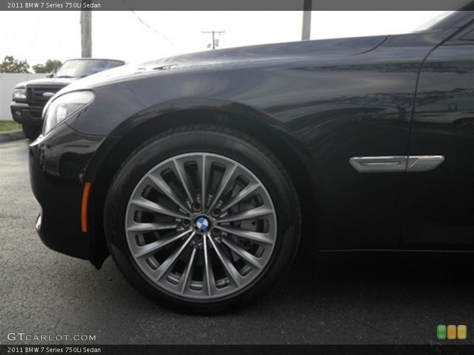 2011 BMW 7 Series 750Li Sedan Wheel and Tire Photo #75318206