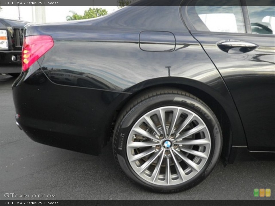 2011 BMW 7 Series 750Li Sedan Wheel and Tire Photo #75318309