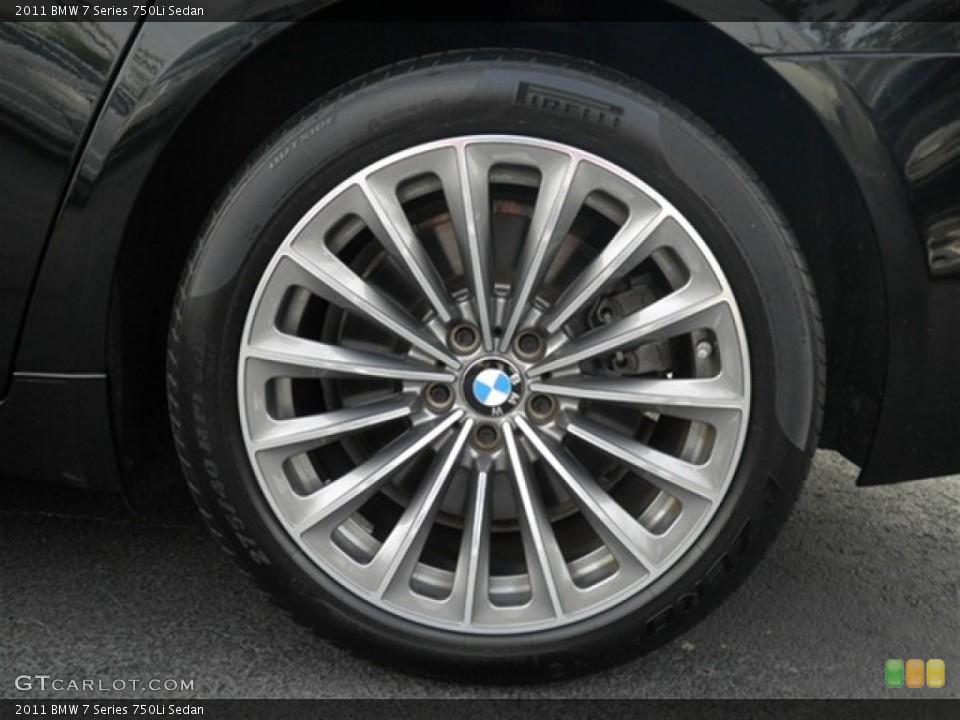 2011 BMW 7 Series 750Li Sedan Wheel and Tire Photo #75318729