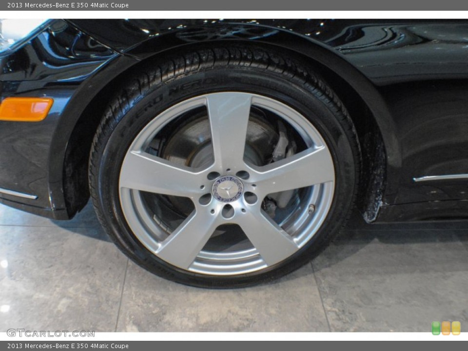 2013 Mercedes-Benz E 350 4Matic Coupe Wheel and Tire Photo #75331101