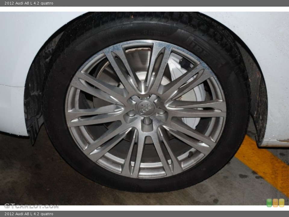 2012 Audi A8 L 4.2 quattro Wheel and Tire Photo #75332612