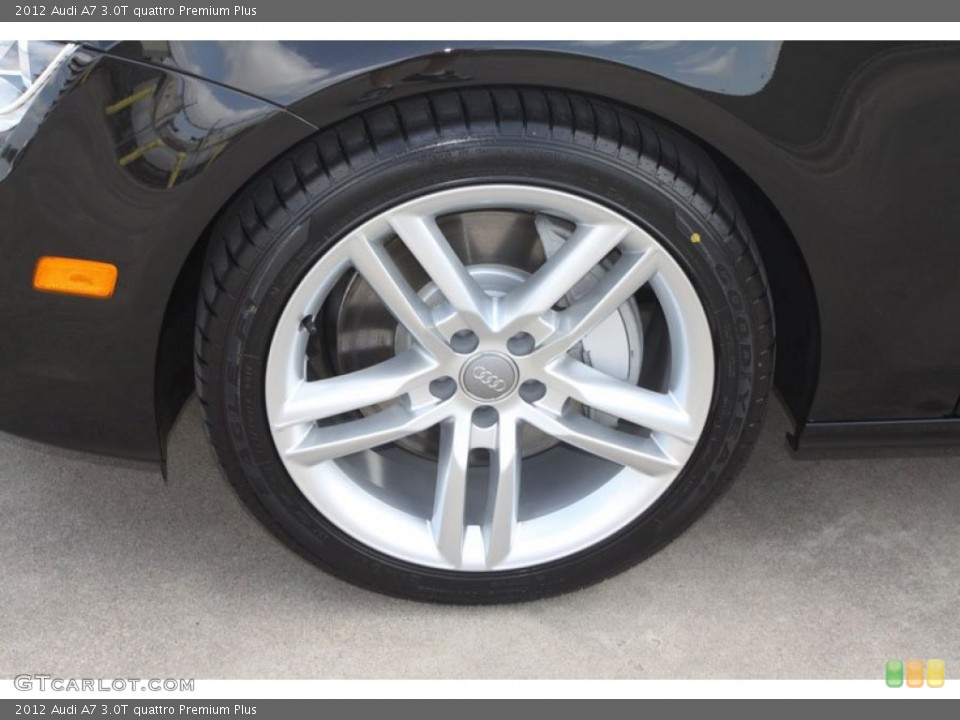 2012 Audi A7 3.0T quattro Premium Plus Wheel and Tire Photo #75340581