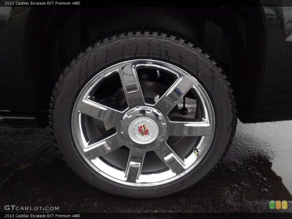 2013 Cadillac Escalade EXT Premium AWD Wheel and Tire Photo #75341017