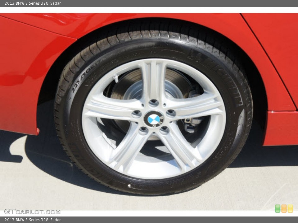 2013 BMW 3 Series 328i Sedan Wheel and Tire Photo #75341398