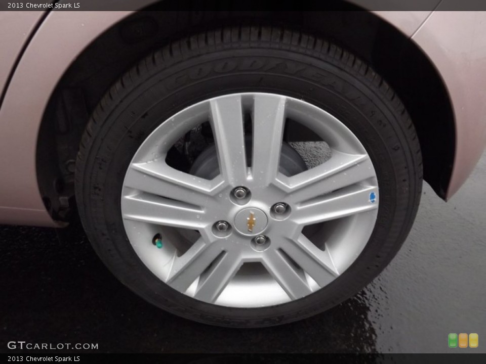 2013 Chevrolet Spark LS Wheel and Tire Photo #75342463