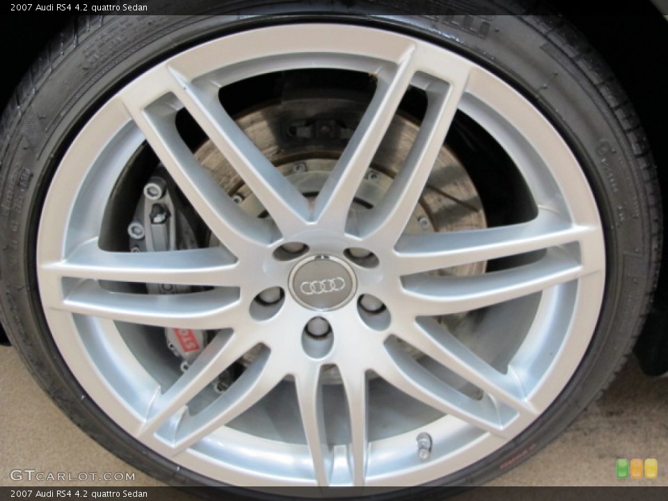 2007 Audi RS4 4.2 quattro Sedan Wheel and Tire Photo #75346369