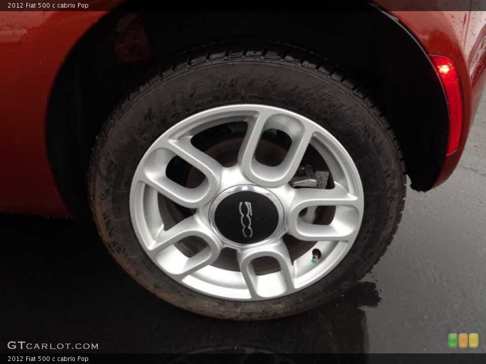 2012 Fiat 500 c cabrio Pop Wheel and Tire Photo #75346447