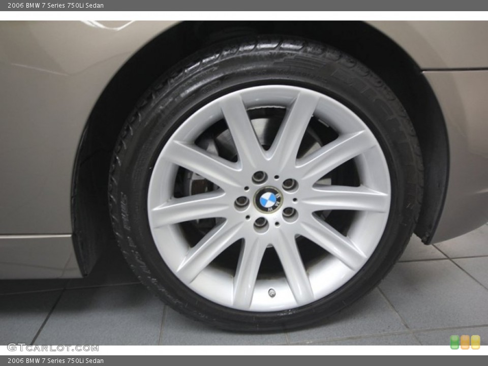 2006 BMW 7 Series 750Li Sedan Wheel and Tire Photo #75350020