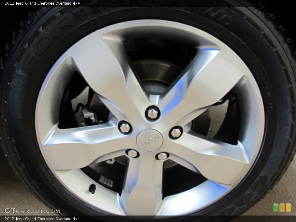 2012 Jeep Grand Cherokee Overland 4x4 Wheel and Tire Photo #75351541