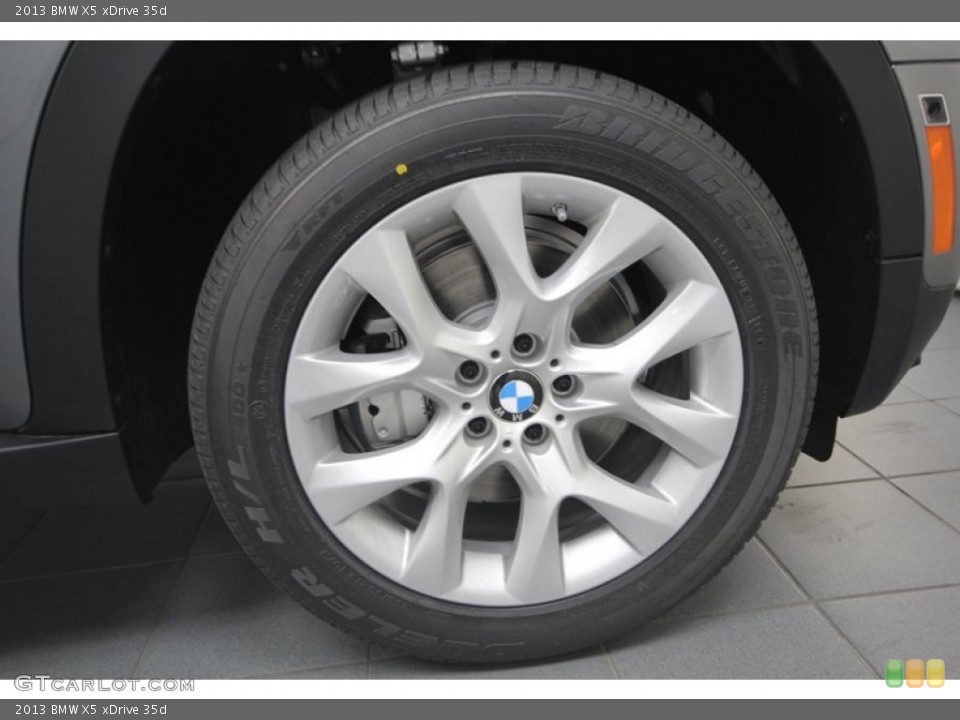 2013 BMW X5 xDrive 35d Wheel and Tire Photo #75356158