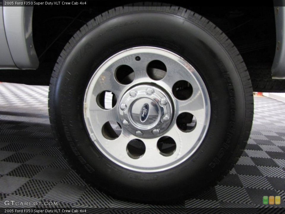 2005 Ford F350 Super Duty XLT Crew Cab 4x4 Wheel and Tire Photo #75360539