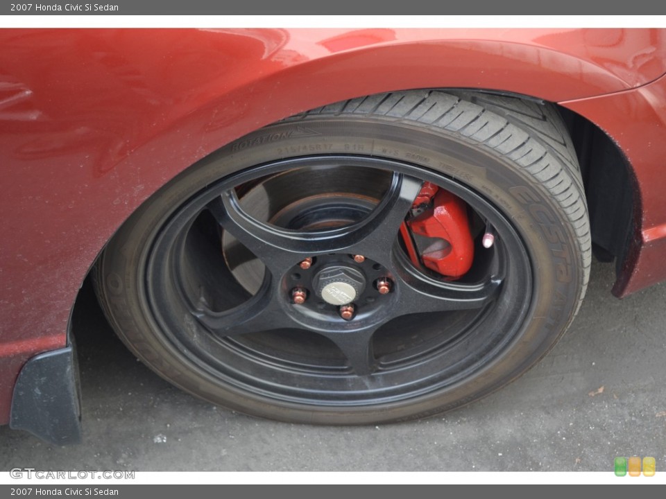 2007 Honda Civic Custom Wheel and Tire Photo #75364343
