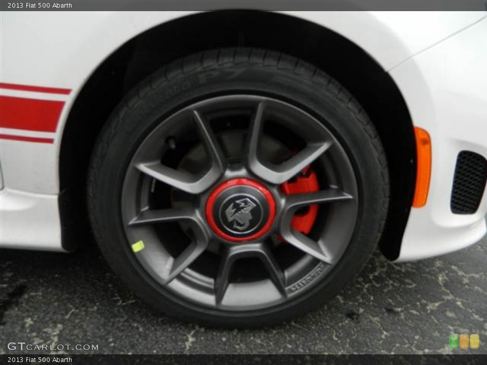 2013 Fiat 500 Abarth Wheel and Tire Photo #75371171