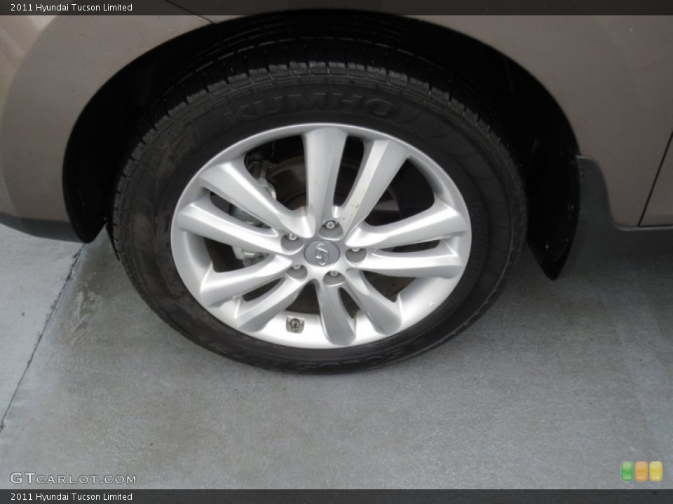 2011 Hyundai Tucson Limited Wheel and Tire Photo #75371567