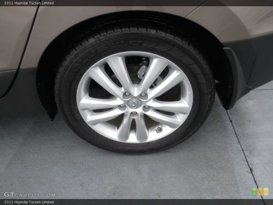 2011 Hyundai Tucson Limited Wheel and Tire Photo #75371585