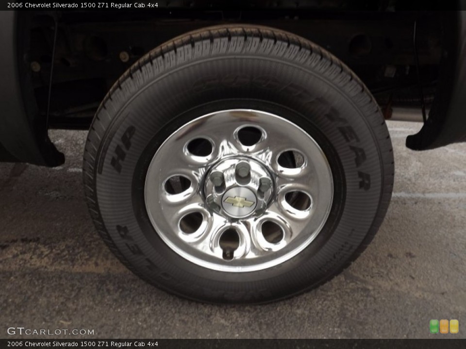 2006 Chevrolet Silverado 1500 Z71 Regular Cab 4x4 Wheel and Tire Photo #75373304