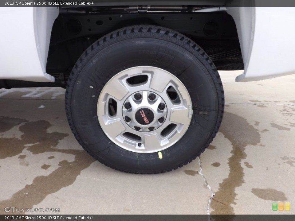 2013 GMC Sierra 2500HD SLE Extended Cab 4x4 Wheel and Tire Photo #75374870