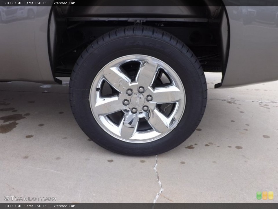 2013 GMC Sierra 1500 SLE Extended Cab Wheel and Tire Photo #75376137