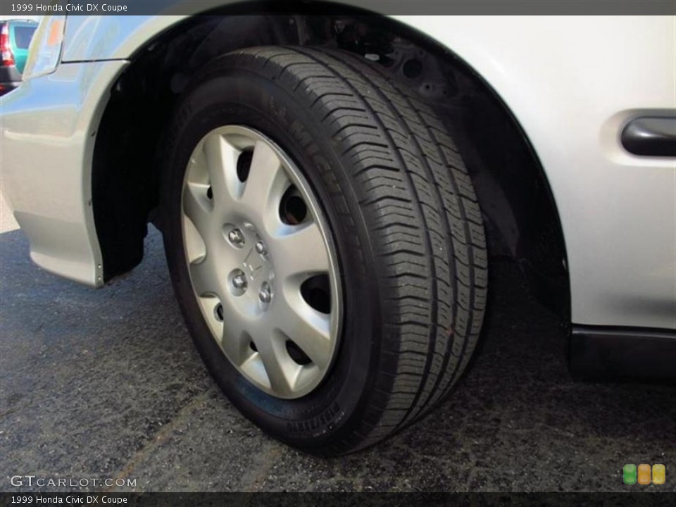 1999 Honda Civic DX Coupe Wheel and Tire Photo #75376304