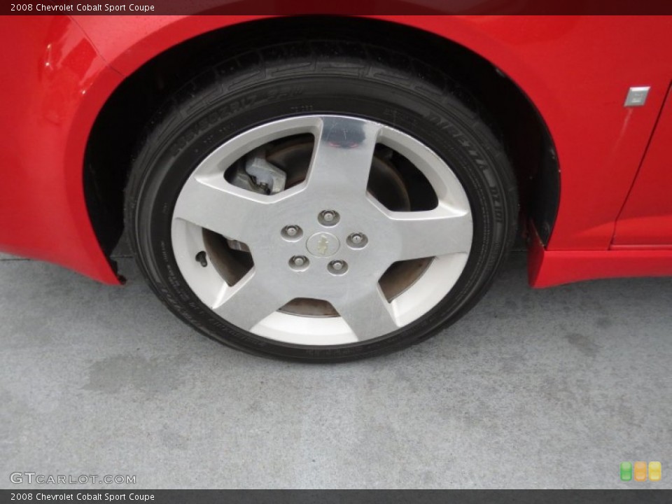 2008 Chevrolet Cobalt Sport Coupe Wheel and Tire Photo #75376464
