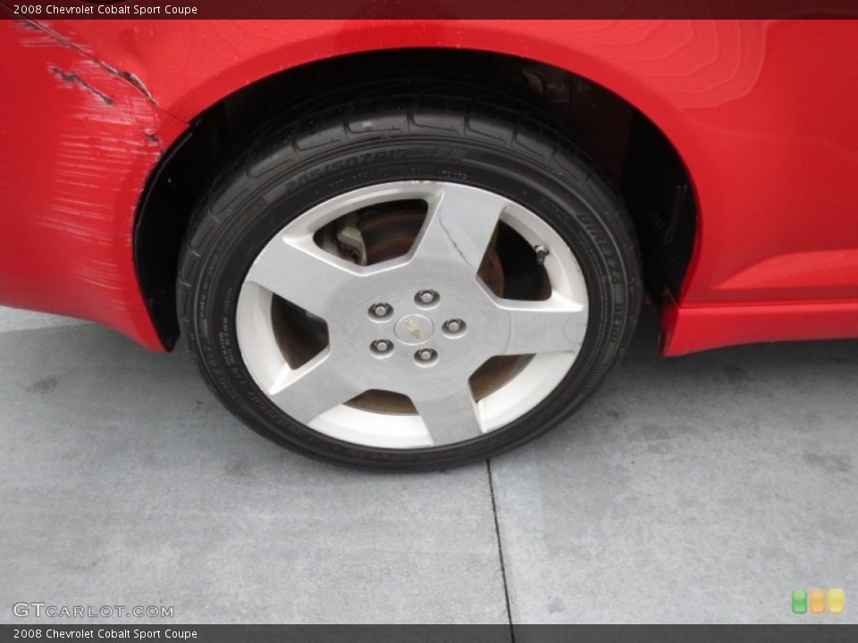 2008 Chevrolet Cobalt Sport Coupe Wheel and Tire Photo #75376489