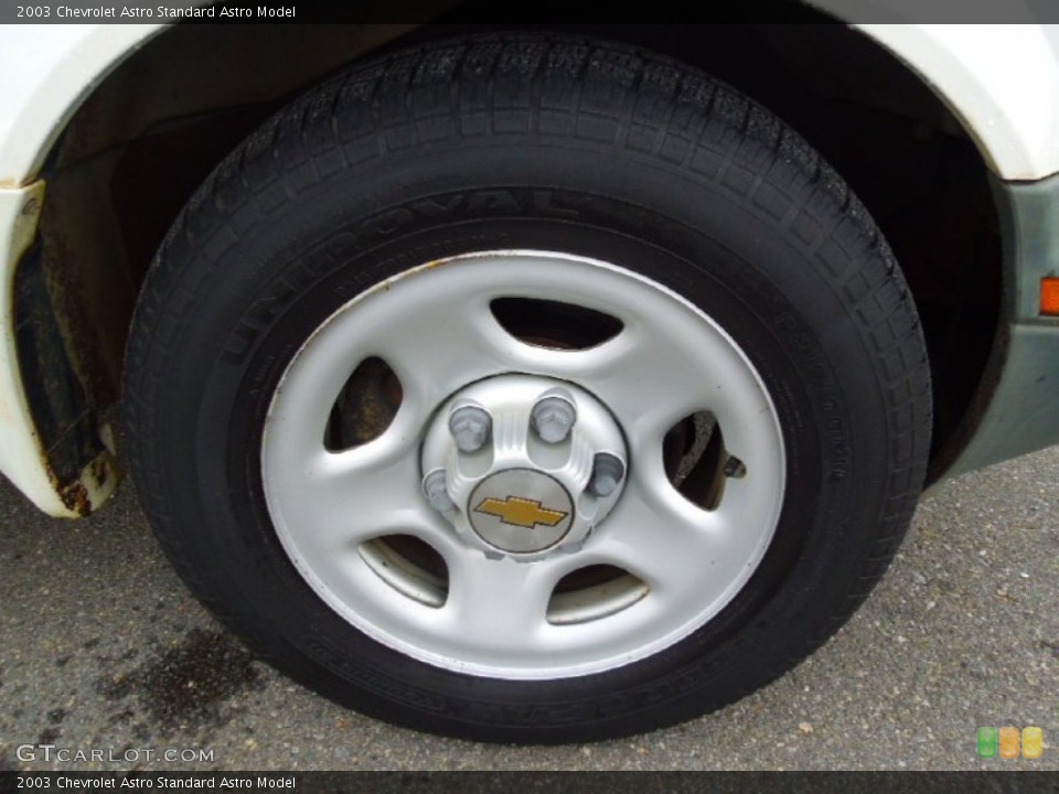 2003 Chevrolet Astro Wheels and Tires