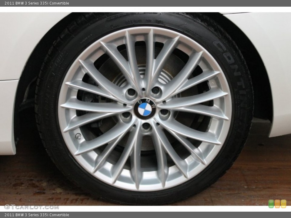 2011 BMW 3 Series 335i Convertible Wheel and Tire Photo #75379679