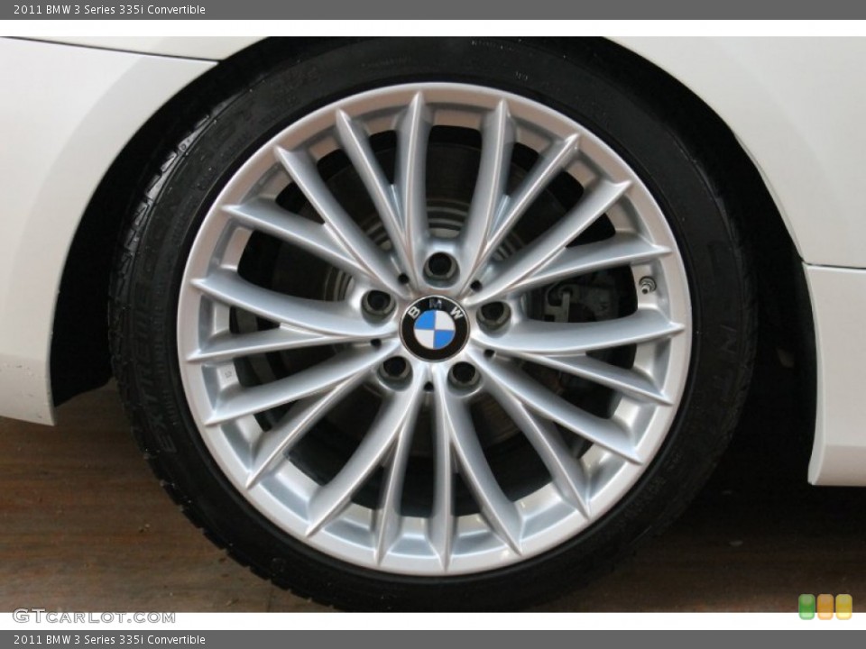 2011 BMW 3 Series 335i Convertible Wheel and Tire Photo #75379688