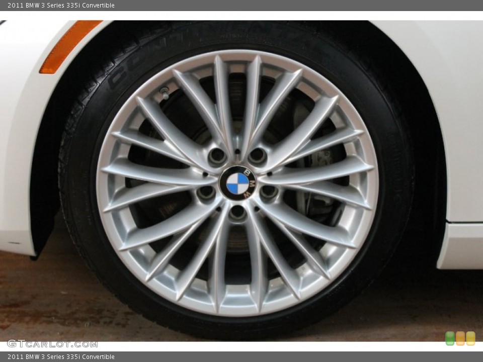 2011 BMW 3 Series 335i Convertible Wheel and Tire Photo #75379703