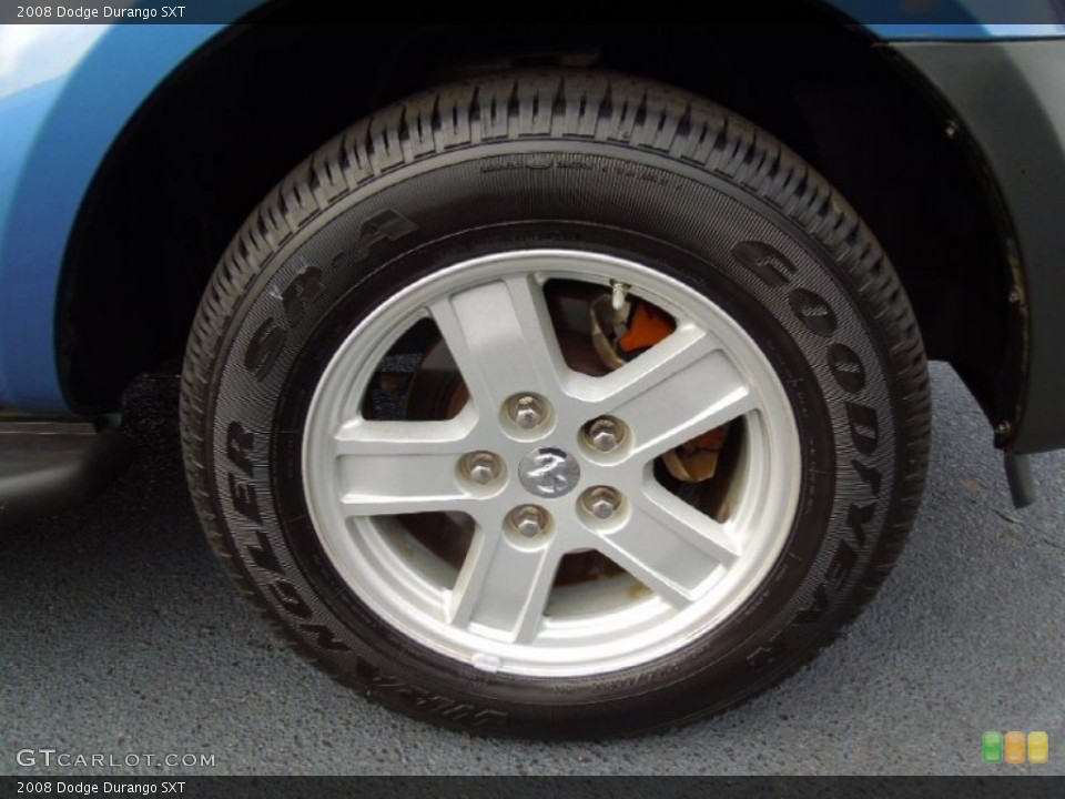 2008 Dodge Durango SXT Wheel and Tire Photo #75379905