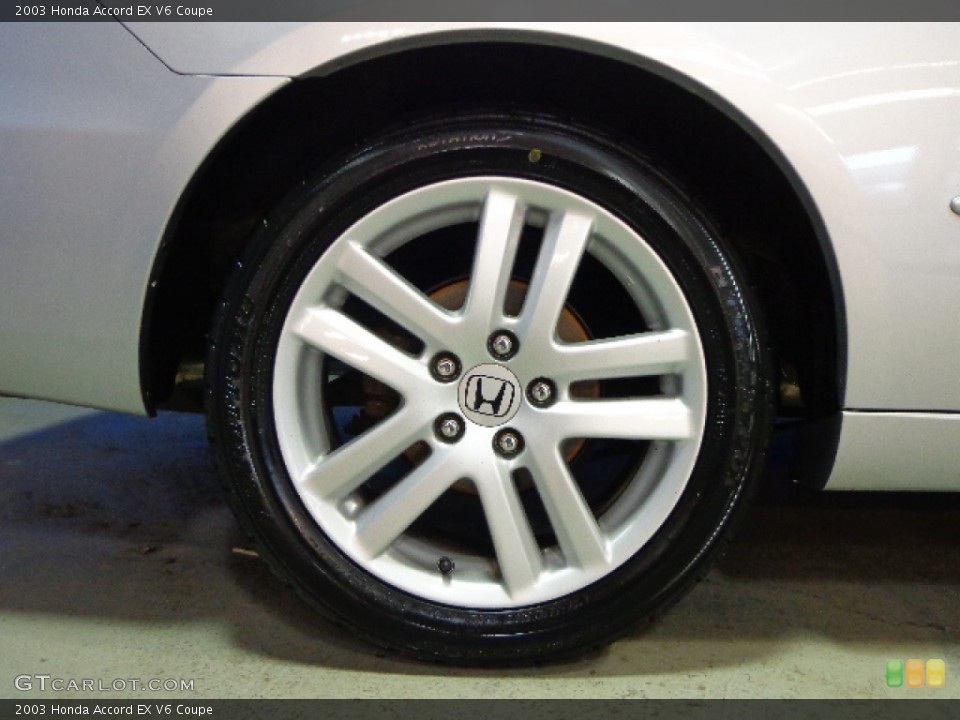 2003 Honda Accord EX V6 Coupe Wheel and Tire Photo #75385273