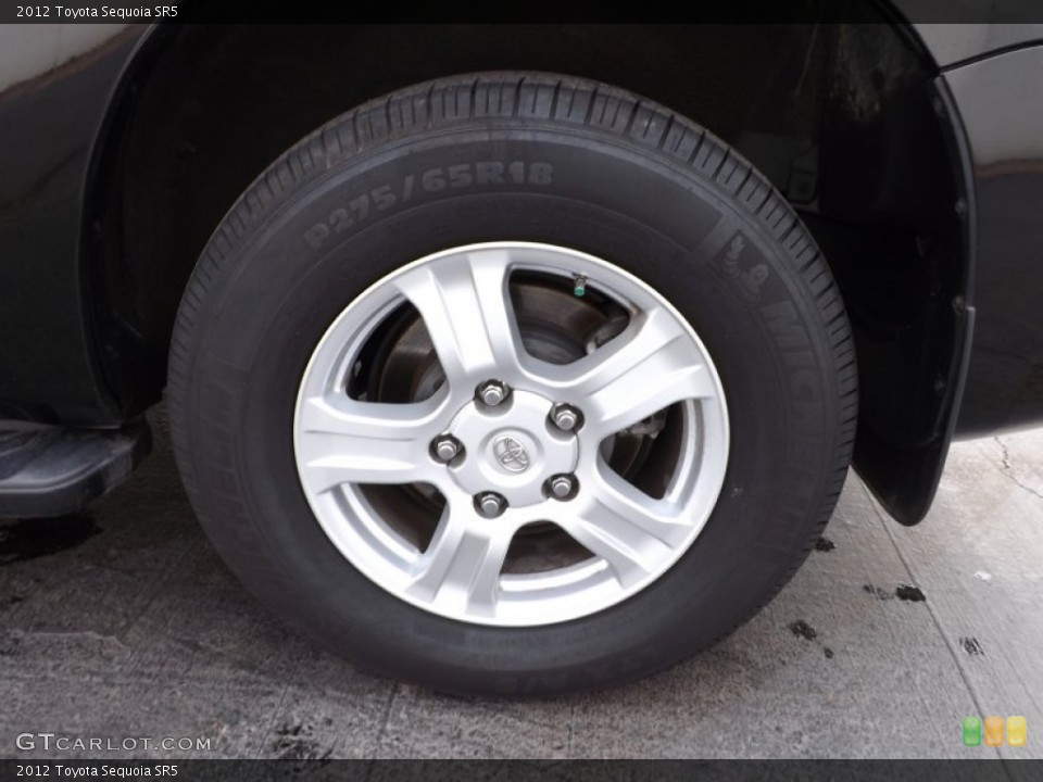 2012 Toyota Sequoia SR5 Wheel and Tire Photo #75387777