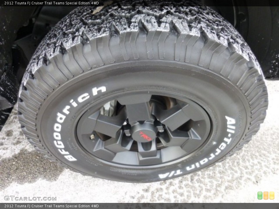 2012 Toyota FJ Cruiser Trail Teams Special Edition 4WD Wheel and Tire Photo #75401726