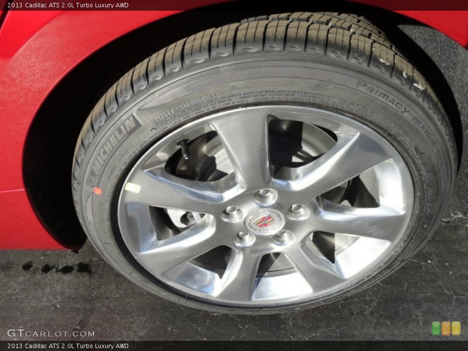 2013 Cadillac ATS 2.0L Turbo Luxury AWD Wheel and Tire Photo #75404701