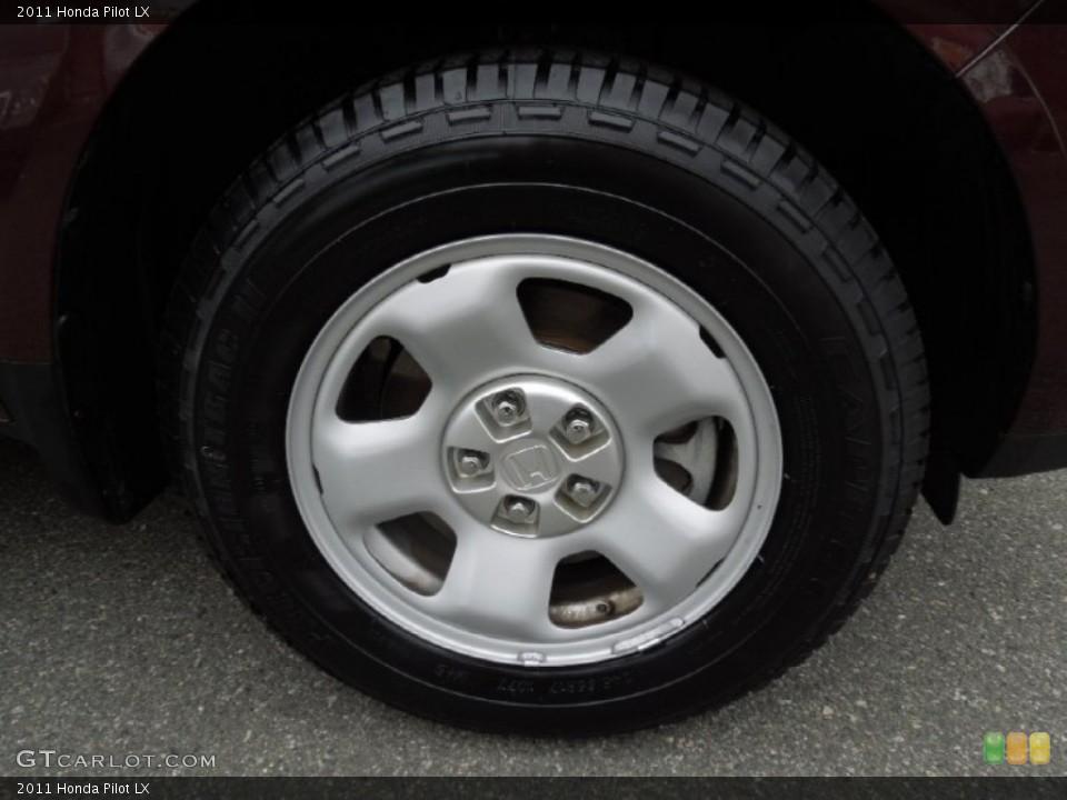 2011 Honda Pilot LX Wheel and Tire Photo #75408666