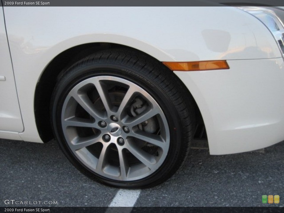 2009 Ford Fusion SE Sport Wheel and Tire Photo #75409035