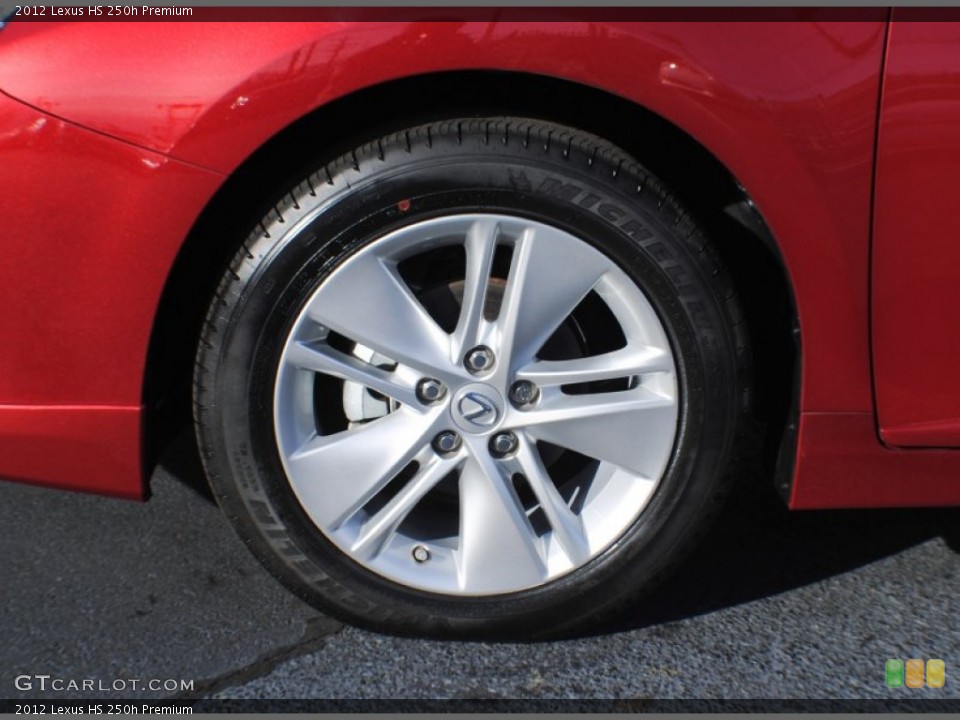 2012 Lexus HS 250h Premium Wheel and Tire Photo #75411147