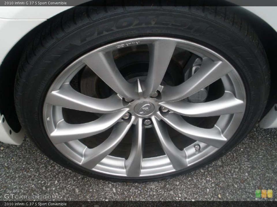 2010 Infiniti G 37 S Sport Convertible Wheel and Tire Photo #75417171