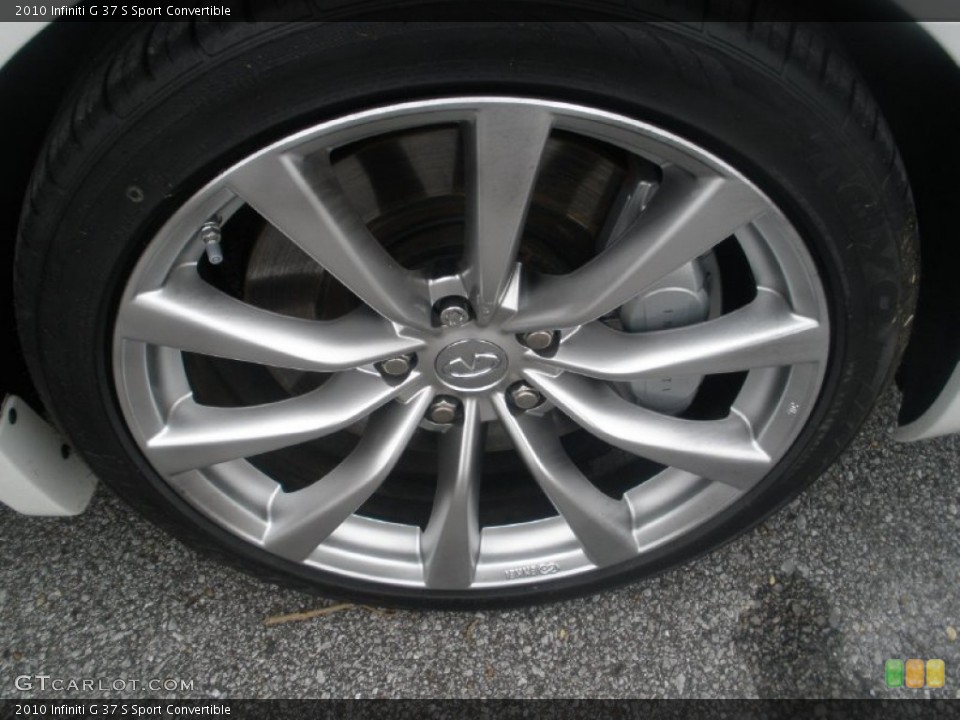 2010 Infiniti G 37 S Sport Convertible Wheel and Tire Photo #75417366