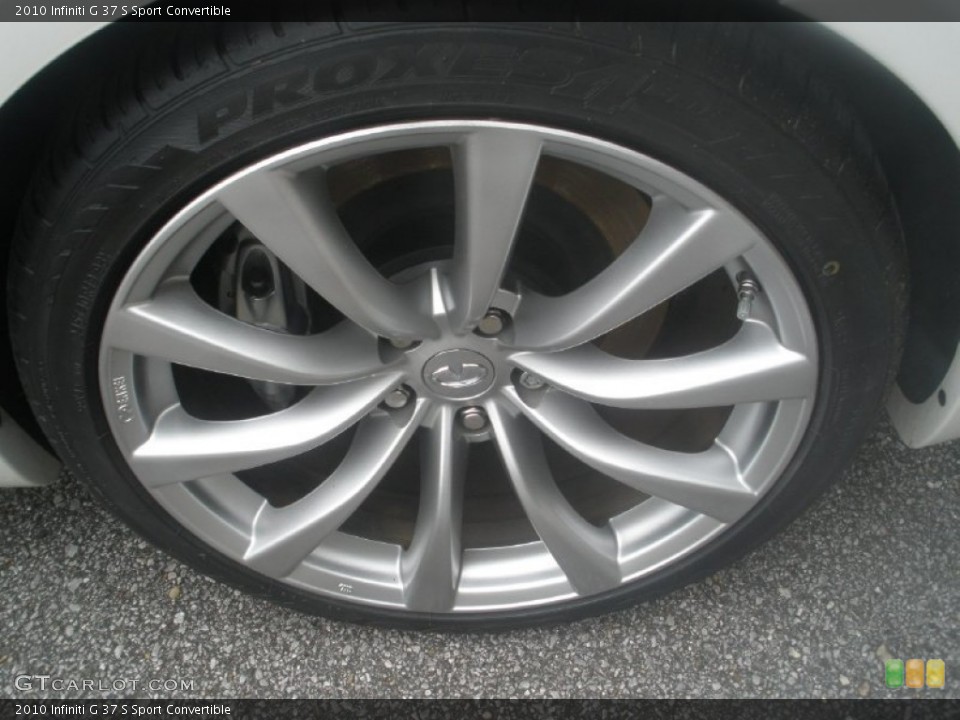 2010 Infiniti G 37 S Sport Convertible Wheel and Tire Photo #75417378