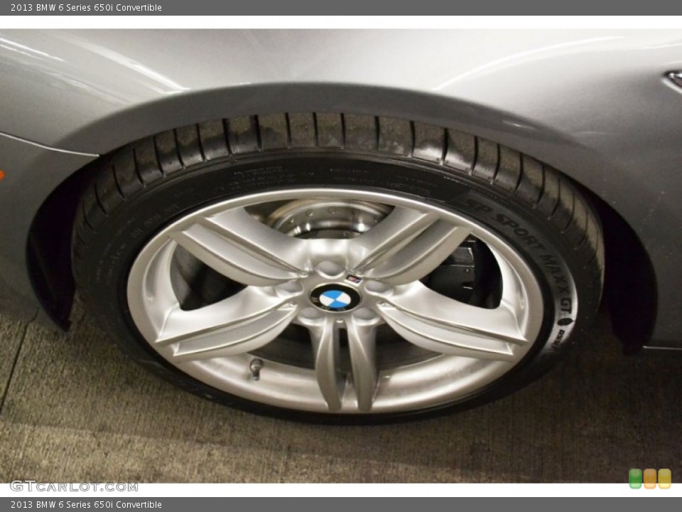 2013 BMW 6 Series 650i Convertible Wheel and Tire Photo #75426042