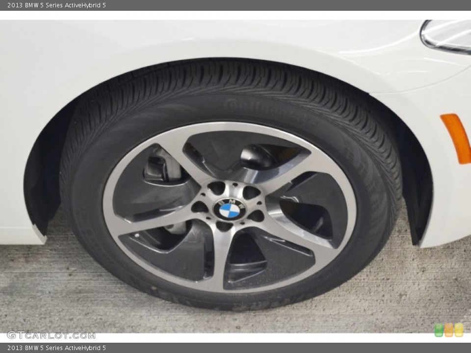 2013 BMW 5 Series ActiveHybrid 5 Wheel and Tire Photo #75427479