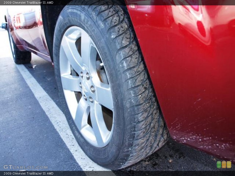 2009 Chevrolet TrailBlazer SS AWD Wheel and Tire Photo #75438610