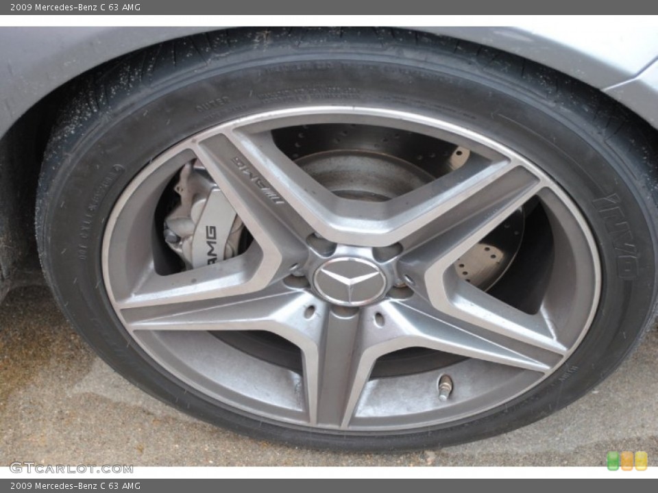 2009 Mercedes-Benz C 63 AMG Wheel and Tire Photo #75439737