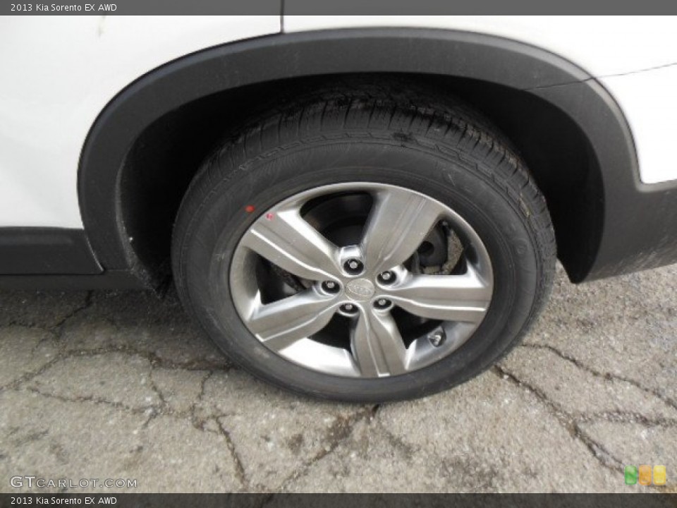 2013 Kia Sorento EX AWD Wheel and Tire Photo #75442503